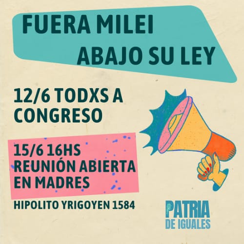 Reunión abierta de Patria de Iguales