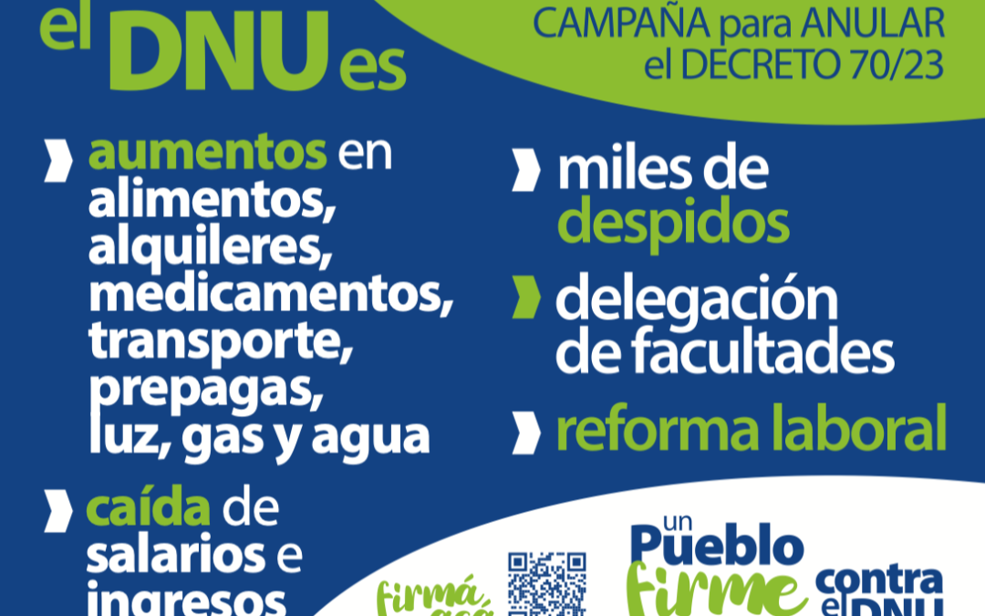 Campaña para anular el decreto 70/23